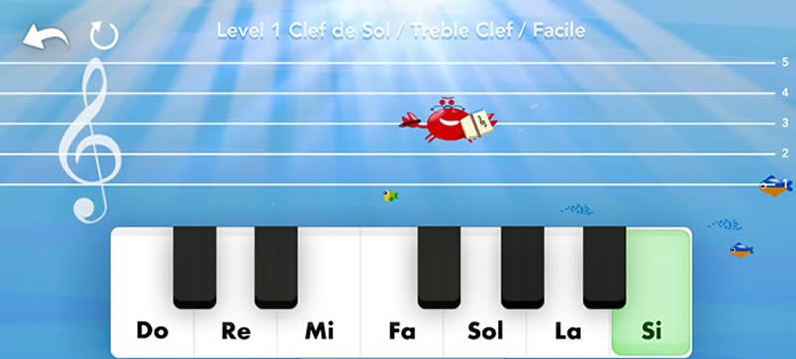 crescendo logiciel d'apprentissage du solfège pour apprendre la musique