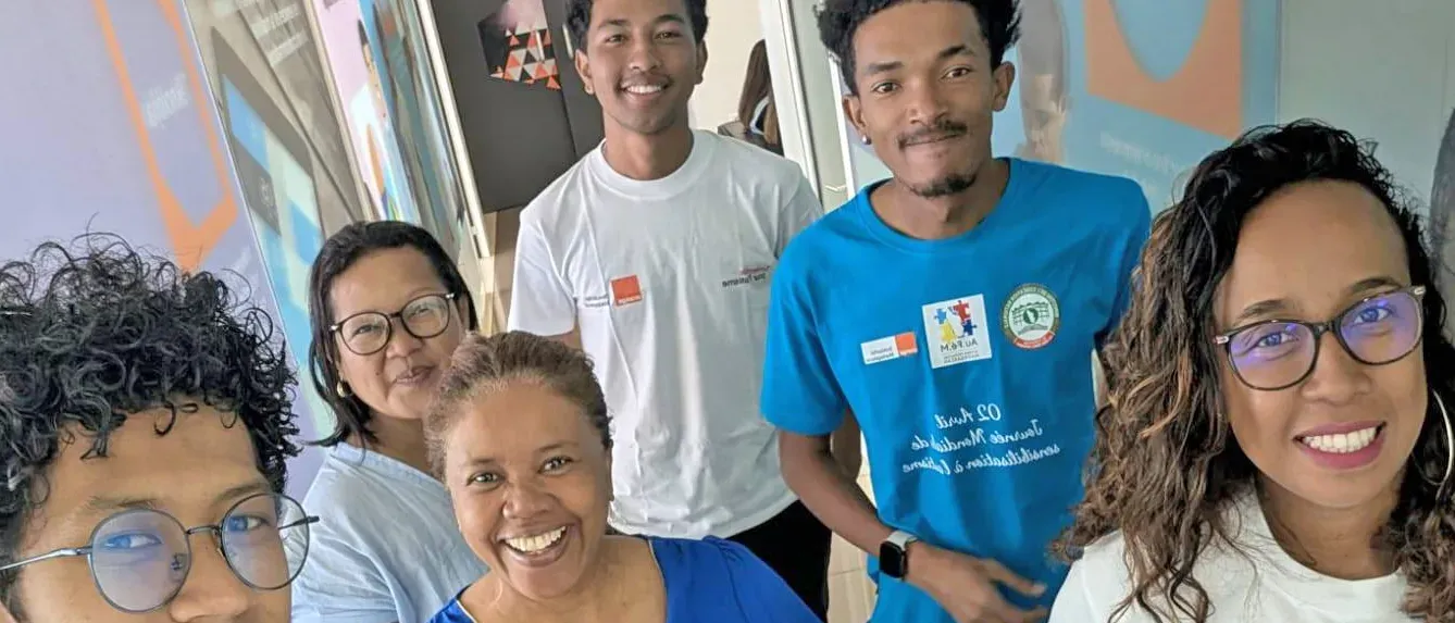 Equipe Madagascar en bleu - Autisme 2026
