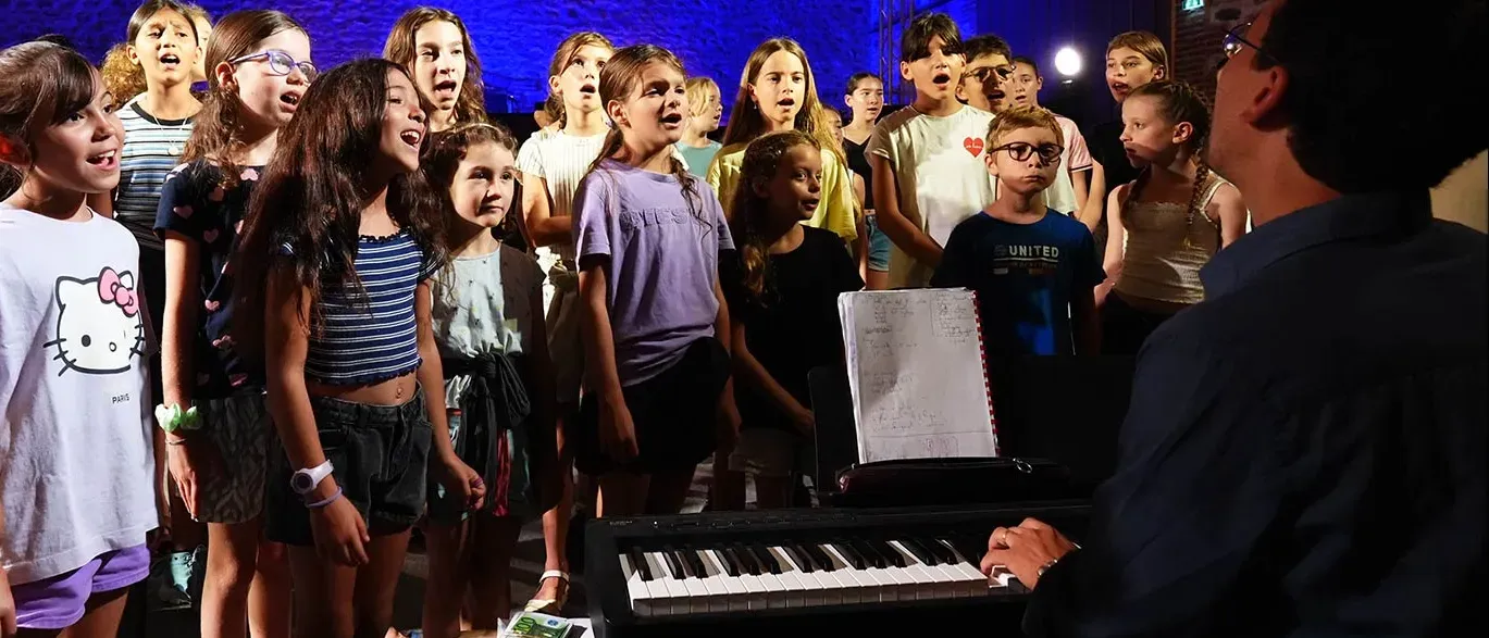 Choeur d'enfants du Festival Pau Casals à Prades